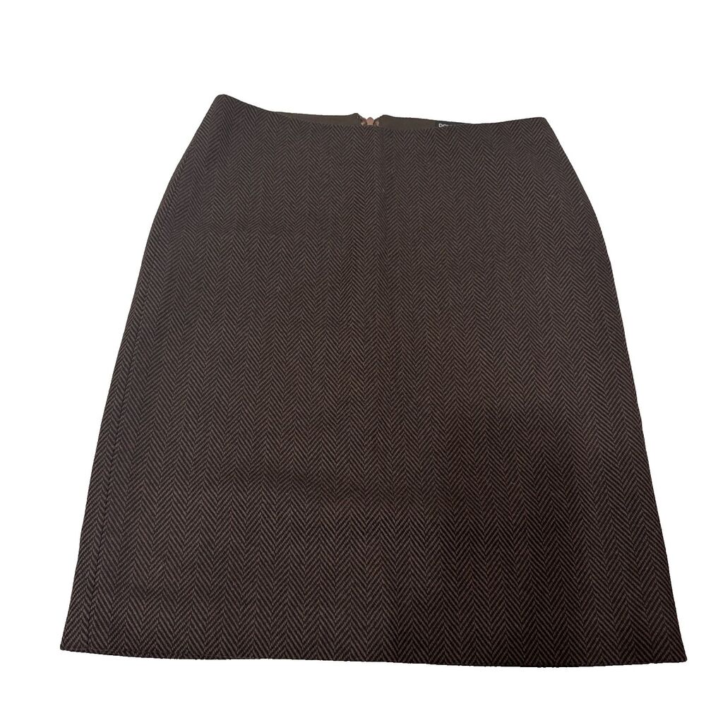 Dolce & Gabbana Womens Sz IT38 US4 Herringbone Virgin Wool Pencil Skirt Italy - Picture 6 of 16